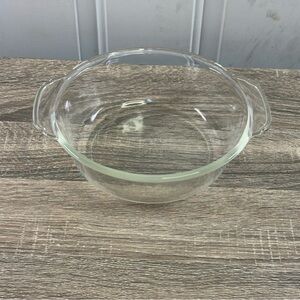 Anchor Hocking Fire King Clear‎ Glass Dish Casserole 1 1/2 QT Vintage